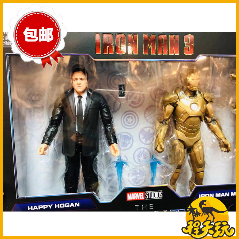 现货 marvel legends 钢铁侠mk21哈皮happy双人套限定6寸可动手办