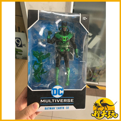 麦克法兰6寸绿灯侠破晓诡灯手办玩具模型PVC可动人偶DC蝙蝠侠超人