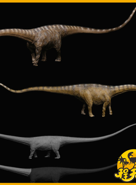 REBOR 1:35大英梁龙博物馆级模型侏罗纪恐龙仿真古动物双头雕手办