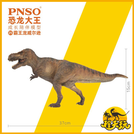 PNSO恐龙大王成长陪伴模型25霸王龙威尔逊侏罗纪暴龙仿真古兽动物