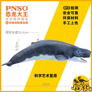 PNSO恐龙大王利维坦鲸雷克纳成长陪伴模型56仿真海洋动物玩具手办