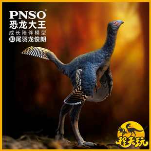 PNSO恐龙大王尾羽龙俊朗成长陪伴模型93仿真侏罗纪古生物儿童玩具
