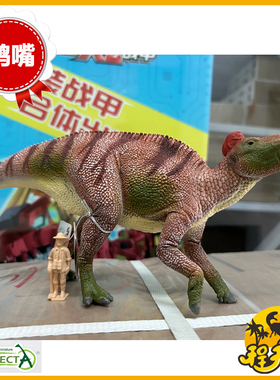 英国CollectA我你他1:40埃德蒙顿龙88948侏罗纪鸭嘴类恐龙模型PVC