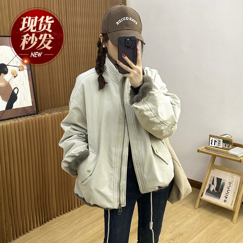 狐狸毛派克羽绒服女欧洲站2025冬装新款欧货女装时尚洋气短外套潮,女装/女士精品,羽绒服,淘宝优惠券,粉丝福利购,淘宝优惠卷