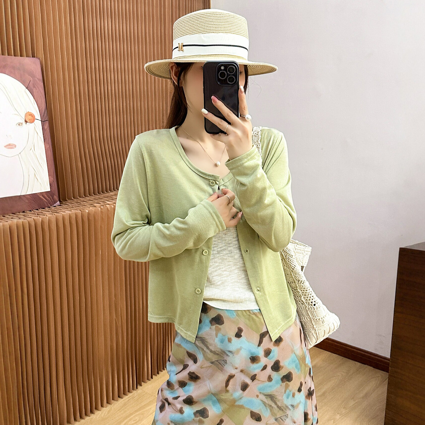糖果色防晒冰丝针织开衫女欧洲站2026夏季新款欧货女装薄款上衣潮