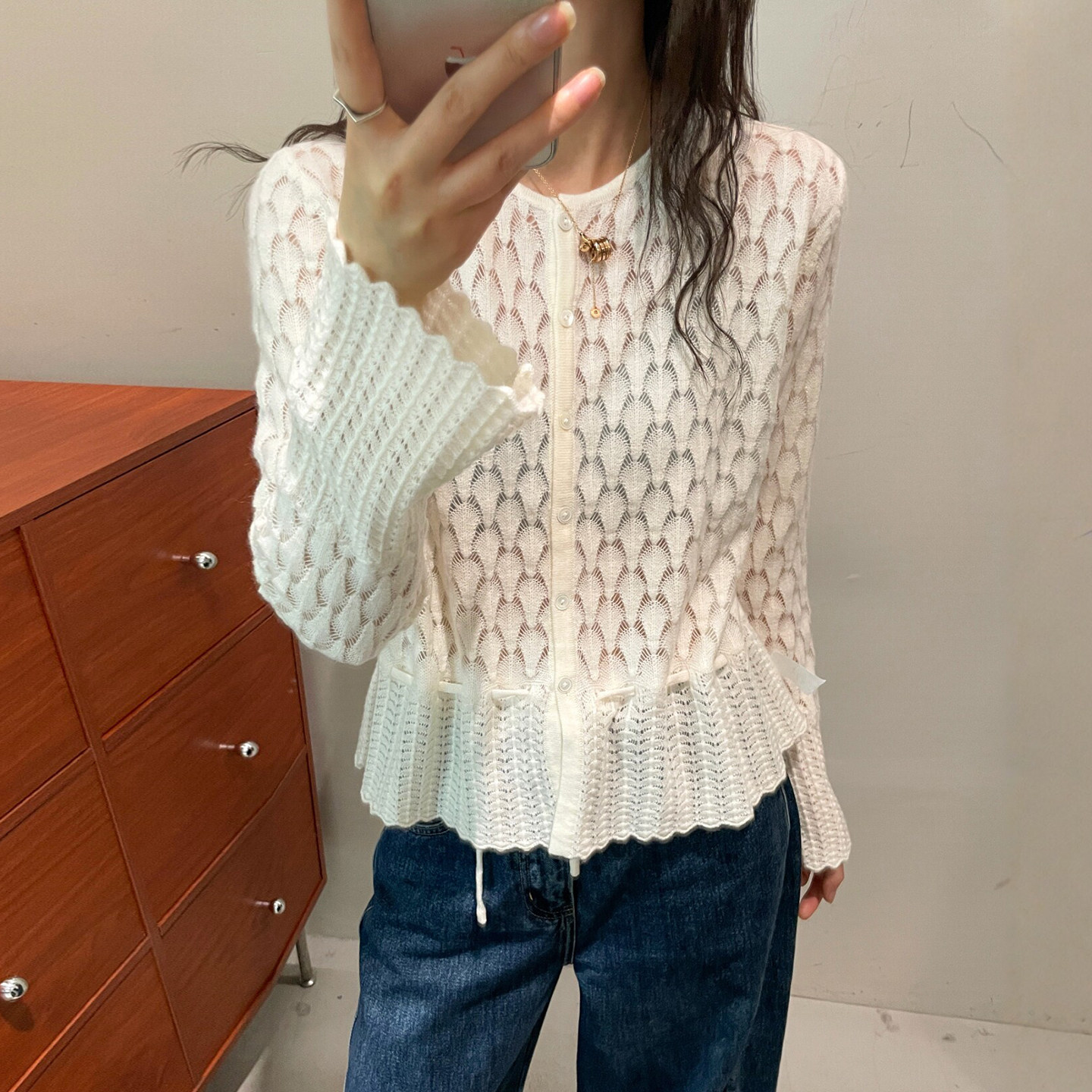 山羊绒绵羊毛针织开衫女欧洲站潮