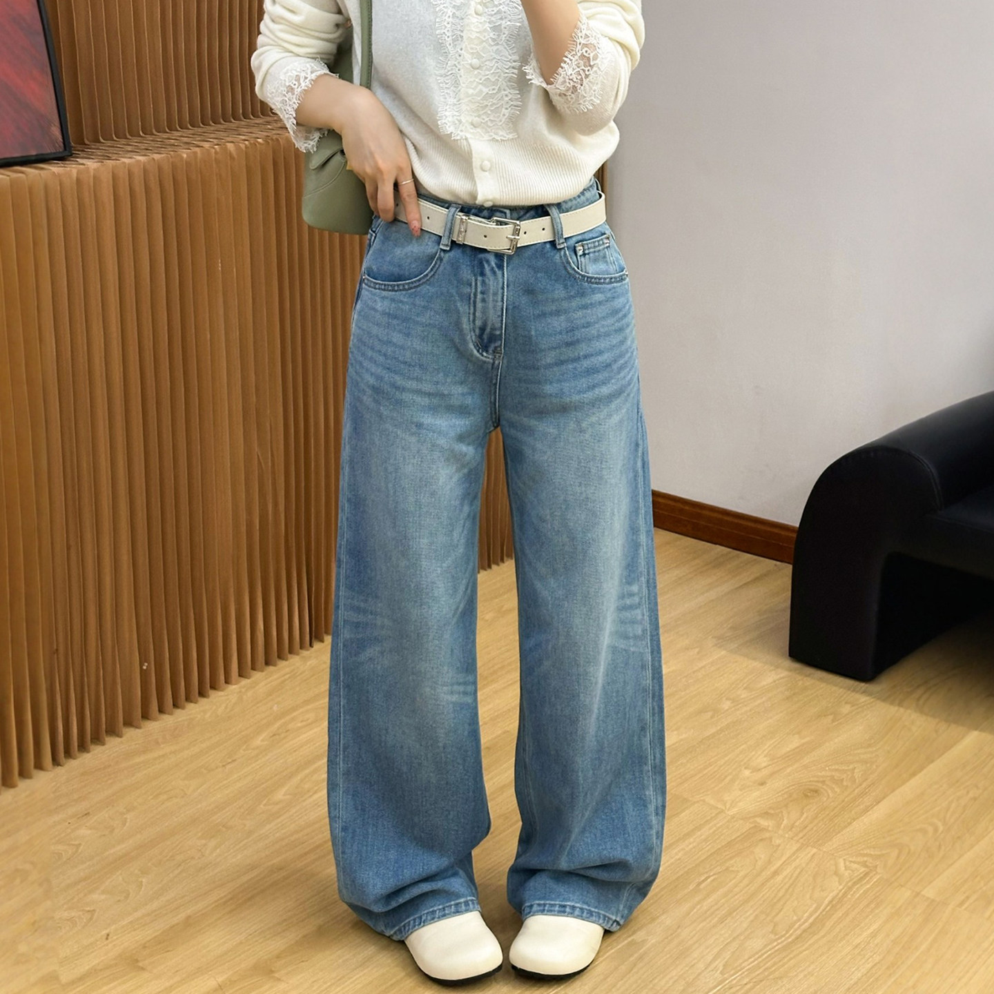 复古拖地窄版牛仔裤女欧洲站2026春装新款欧货女装时尚直筒裤子潮,女装/女士精品,牛仔裤,淘宝优惠券,粉丝福利购,淘宝优惠卷