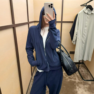 连帽卫衣开衫外套阔腿裤两件套装女欧洲站2026早秋新款欧货女装潮