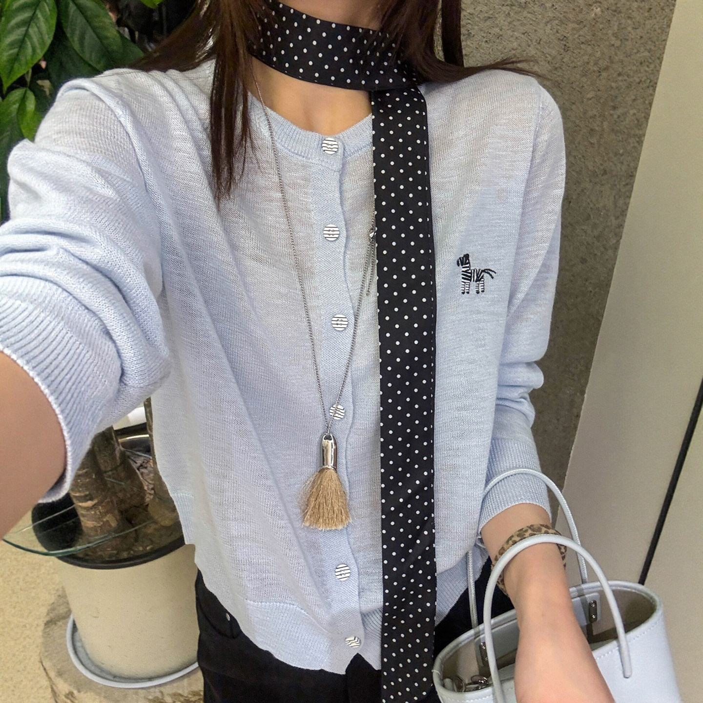 小马刺绣冰丝针织开衫女欧洲站2026春装新款欧货女装薄款防晒衣潮