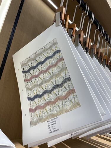 双面镂空色卡面料样品册