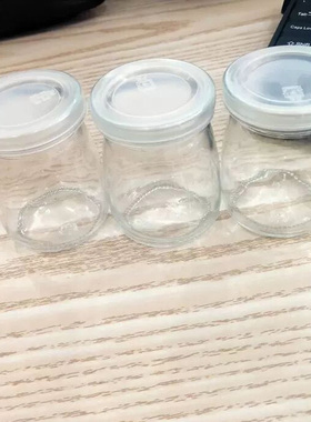 耐高温玻璃网红带盖酸奶杯布丁瓶焦糖果冻烘焙布丁模具杯烤箱用