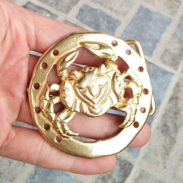 纯铜皮带扣腰带扣板扣纯黄铜38mm
