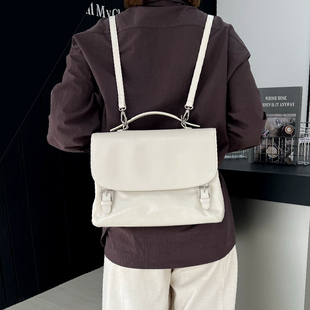 真皮双肩包新款 手提包机车包剑桥包单肩斜挎包欧货 头层牛皮时尚