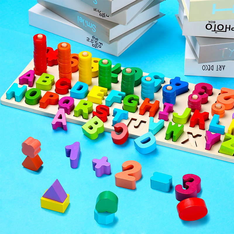 儿童玩具3-6周岁益智启蒙男女孩1-2岁数字积木智力开发早教对数板在类目 玩具/童车/益智/积木/模型, 串珠/拼图/配对/拆装/敲打玩具, 拼图/拼板中 - 来自Buy2taobao.com提供专业的淘宝代购服务