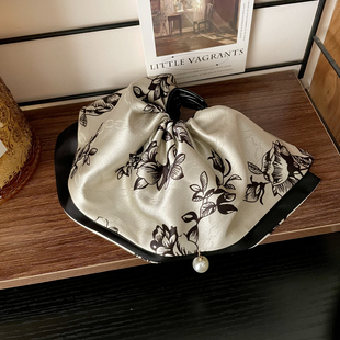 国风高级感马尾抓夹裙摆发抓盘发夹后脑勺头饰鲨鱼夹新中式 发饰女