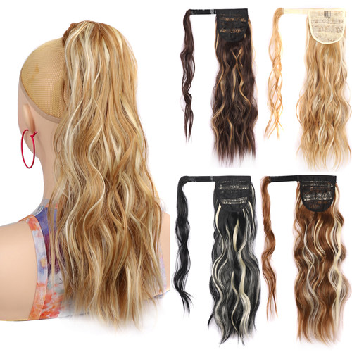 ponytailhairextensionblonde
