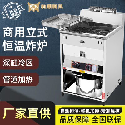 【源头厂家】豹鼎炸炉电炸炉燃气炸锅油炸锅恒温炸炉豹鼎恒温炸锅