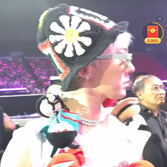 权志龙渔夫帽菲律宾演唱会同款手工针织帽子个性雏菊情侣款个性帽