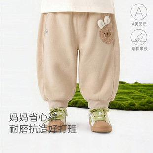 a类宝宝长裤春秋款婴幼儿童单裤子小童外裤收口运动裤卫裤女男童