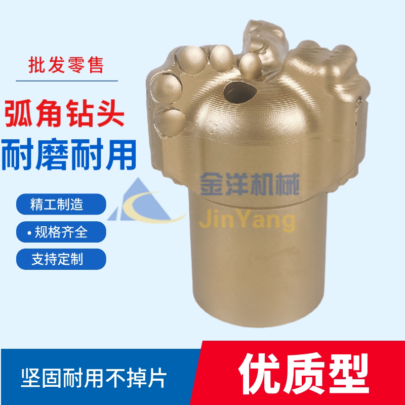 煤田探水瓦斯pdc金刚石复合片75 94 113钻头三四翼硬岩弧角防突岩