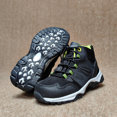 男童户外防水透气耐磨防滑登山鞋