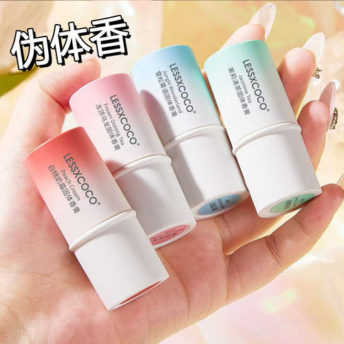 固体香膏持久淡香女士小众花香水