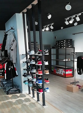 鞋子展示架可升降壁挂式鞋架