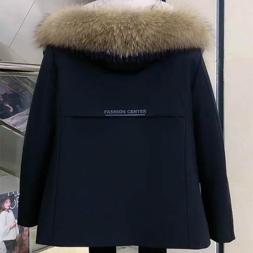 冬款男士派克服皮草外套真皮真毛