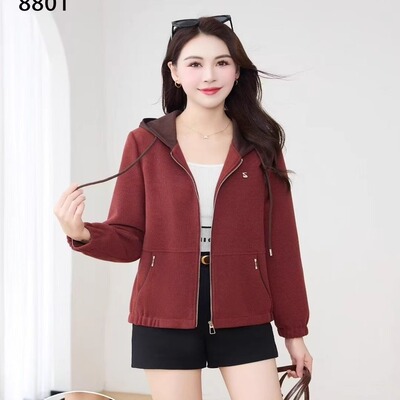 连帽2025春季时尚百搭显瘦新款