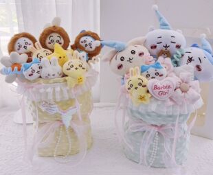 创意毕业花束chiikawa吉伊卡哇手办玩偶礼物送同学朋友生日女友