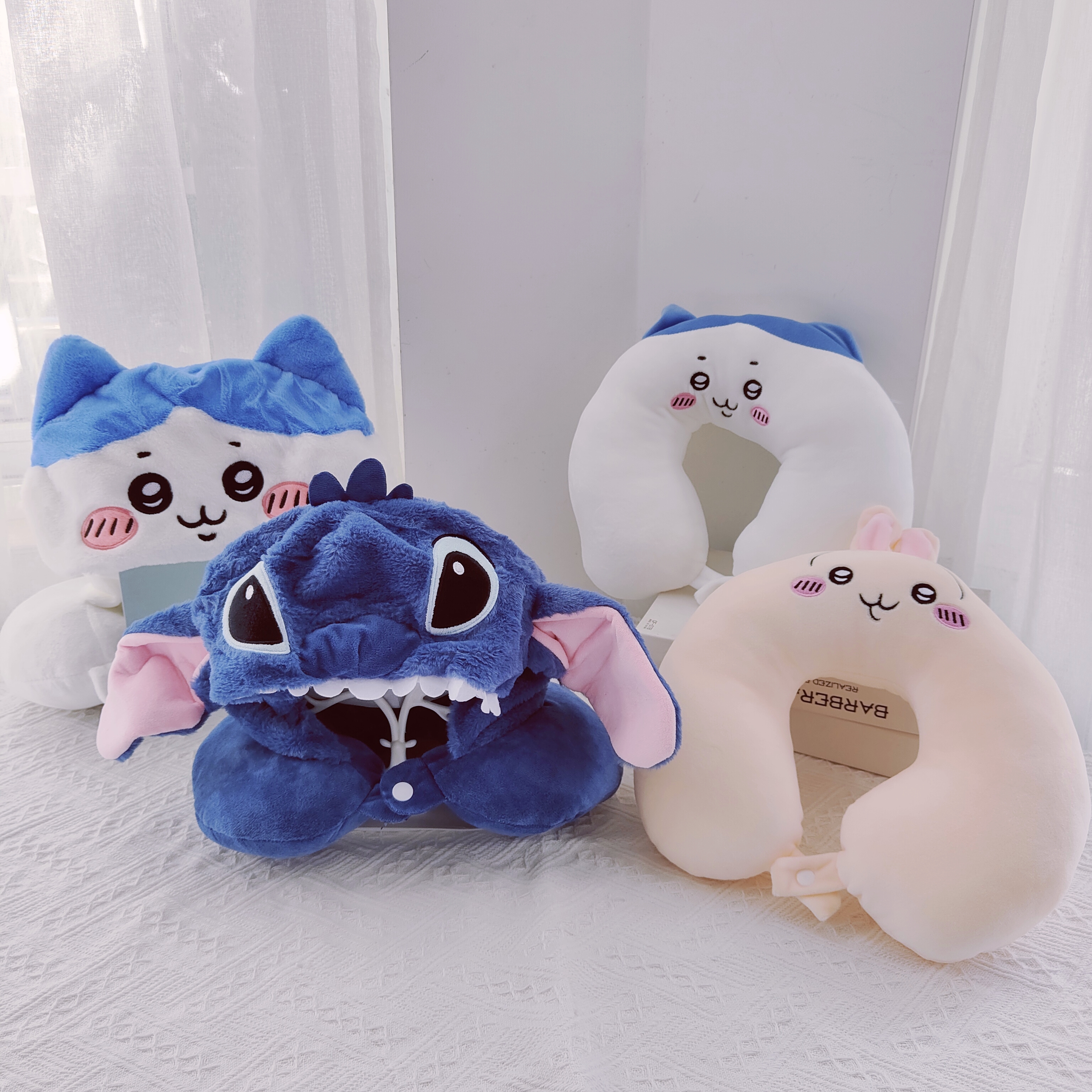 创意U型枕史迪仔史迪奇毛绒公仔玩偶生日礼物送女友闺蜜情人节