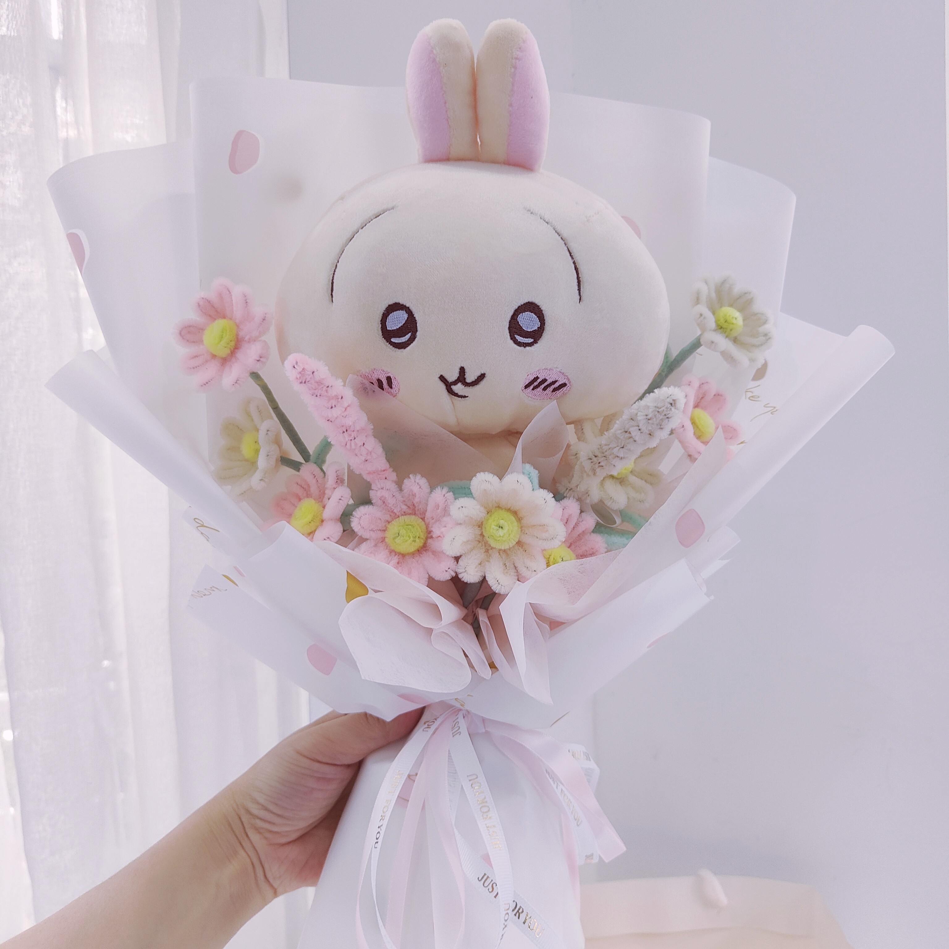 可爱毛绒公仔chikawa花束乌萨奇小八玩偶卡通花生日礼物女生闺蜜图片