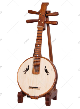 刺猬紫檀木小阮琴乐器小学生民乐社团专业演奏KS-6802XRT赠送配件