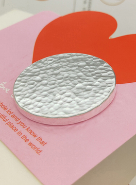 银币定制纯银把玩999足银片手工锤纹手把件银饼块钥匙挂件男士