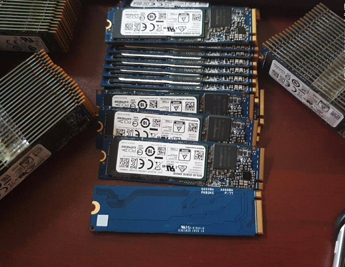 toshiba/东芝 512g 固态硬盘 ssd xg6 nvme pcie m.2 电脑拆机