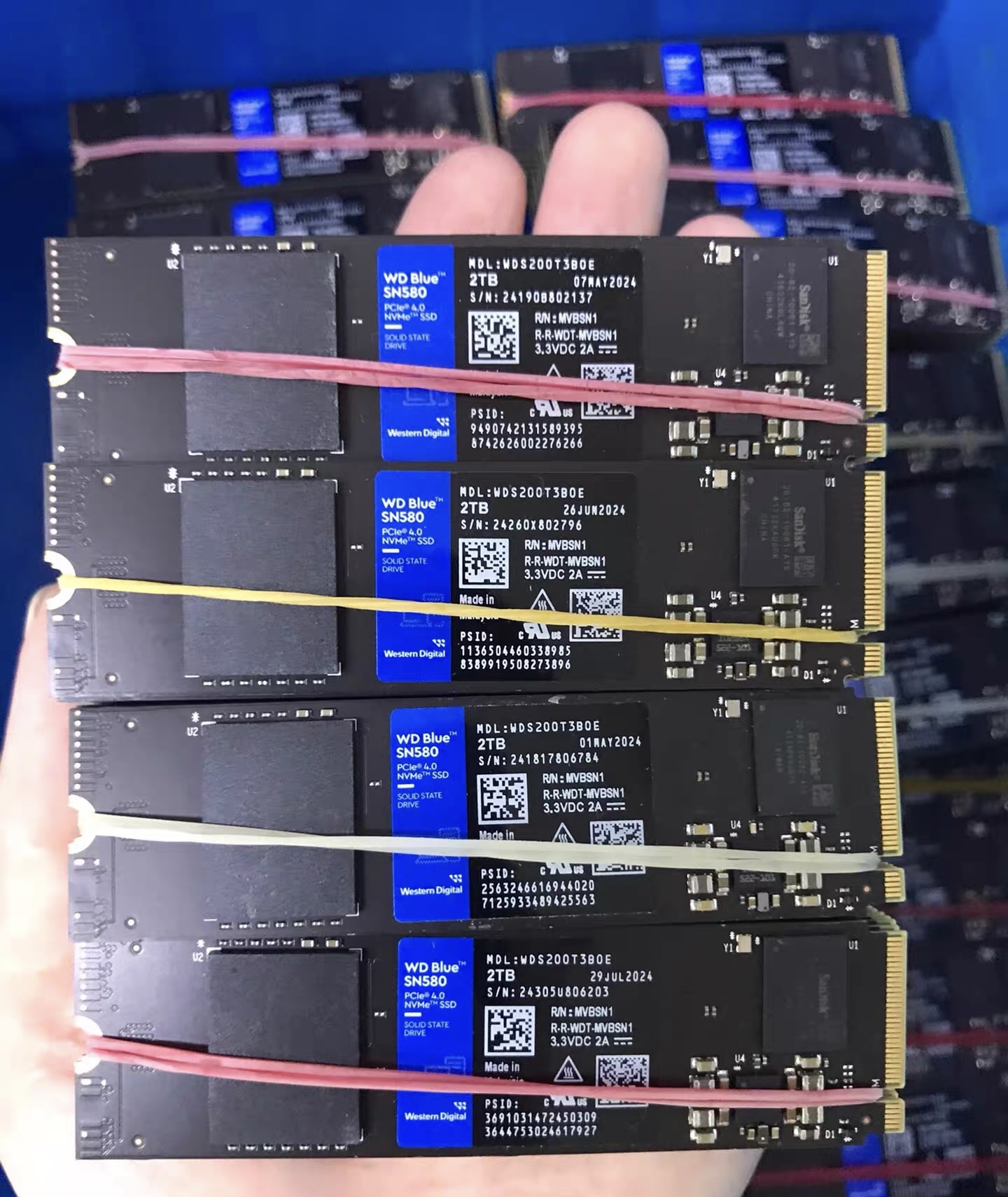 sn580 2t 西数WD西部数据SSD固态硬盘M.2 NVMe pcie 电脑拆机m.2