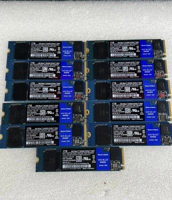 WD/西部数据 SSD sn550 1t 固态硬盘 pcie m.2 nvme 电脑拆机西数