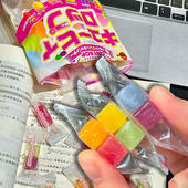 1包 包邮 日本进口布尔本Bourbon水果糖多种口味硬糖果彩色方块糖