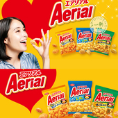 4包 Aerial香浓芝士味薯片空心脆 日本零食YBC 包邮 现货王囡囡同款