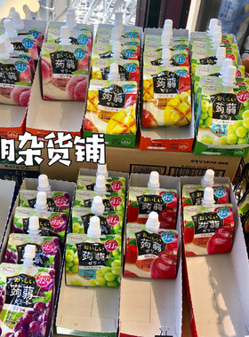 6包包邮现货日本多良见tarami蒟蒻吸吸果冻低卡水蜜桃味魔芋布丁