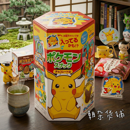 30周年纪念版桃哈多宝可梦零食