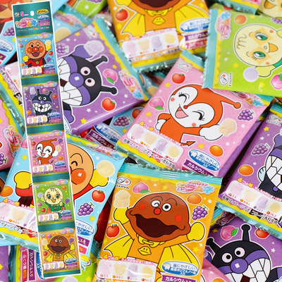 不二家面包超人汽水糖5连包