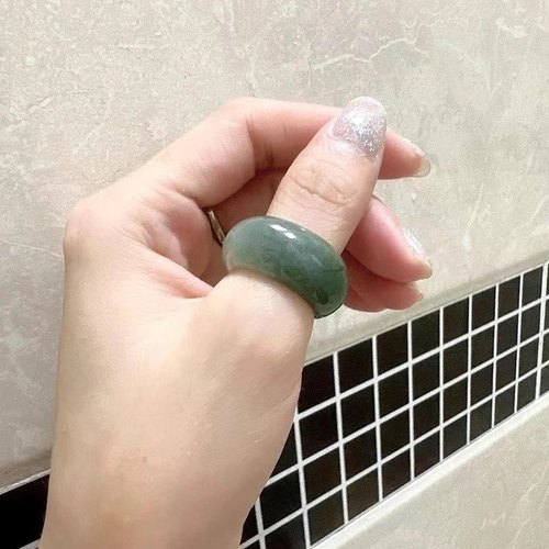 戒指翡翠玉石扳指缅甸