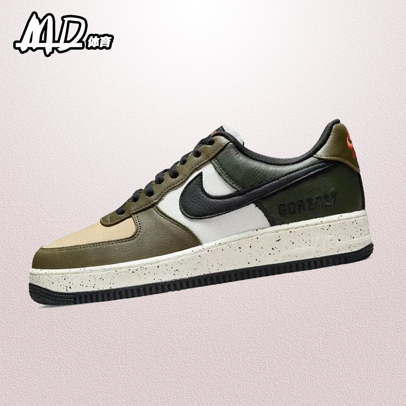 耐克NIKE AirForce1Low空军一号AF1军绿拼接男低帮板鞋DM6435-222