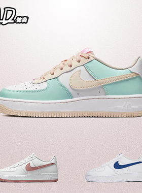 耐克 NIKE Air Force 1 AF1空军一号(GS)绿白低帮板鞋 DV7762-300