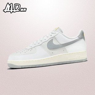 Low空军一号AF1白灰男子低帮板鞋 耐克NIKE Force1 100 Air FZ4620