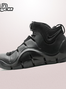 耐克NIKE LeBron 4 詹姆斯4代 黑色耐磨男子低帮篮球鞋FJ1597-001