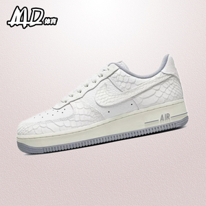 耐克NIKE Air Force1 Low空军一号AF1白色女款低帮板鞋DX2678-100