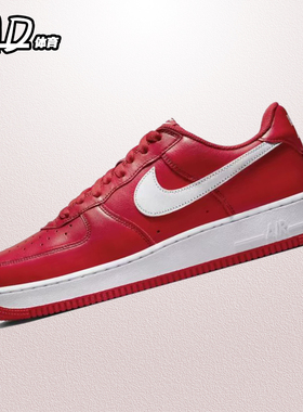 耐克NIKE Air Force1 Low空军一号AF1红色男子低帮板鞋FD7039-600