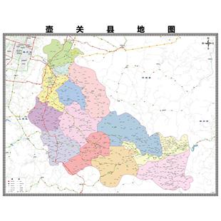 壶关县市区域县市地图街道分布地区区域图办公室贴图挂图